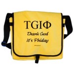 Thank God It's Phiday Messenger Bag for those who love phi, the golden ratio