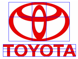 Toyota logo showing