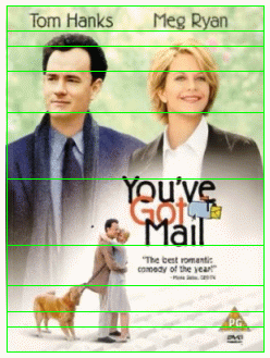 You've Got Mail movie poster showing golden ratio in horizontal design